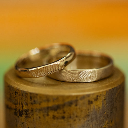 Two Well Used Golden Wedding Rings Stock Photo - Download Image Now -  Honeymoon, Married, No People - iStock