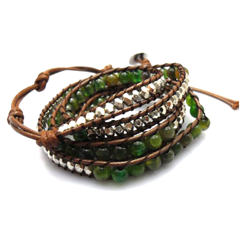 Snake Eye Desert Hex Wrap Bracelet – Florence Scovel