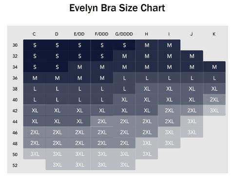 Evelyn & Bobbie Size Chart – Beestung Lingerie