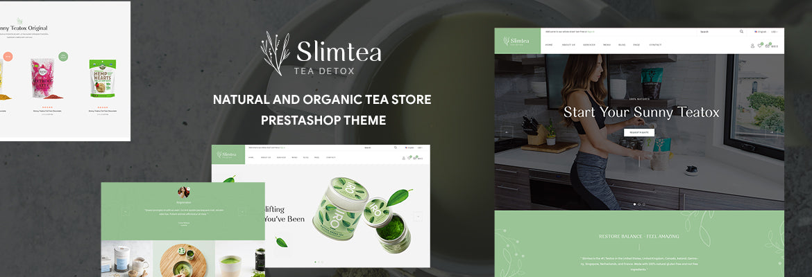 Leo Slimtea- Natural And Organic Tea Store Prestashop Theme