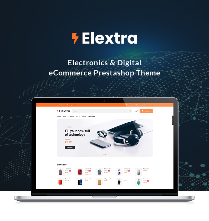 Elextra - Multipurpose Prestashop Electronics Theme