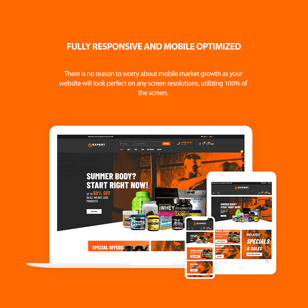 Leo Expert - Sport And Fitness Online Store Prestashop Theme