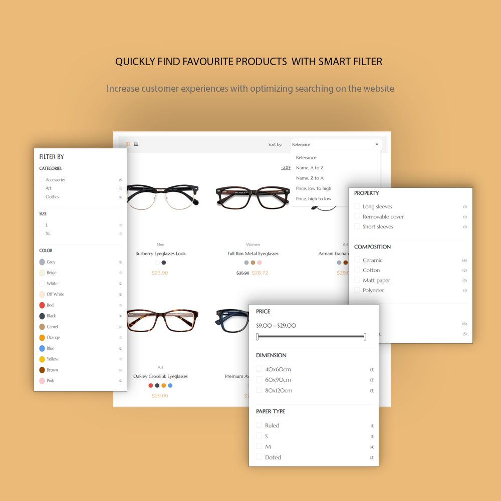 Oobliss Glasses Store - Responsive Prestashop Theme