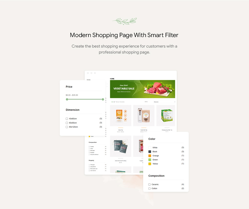 Leo Slimtea- Natural And Organic Tea Store Prestashop Theme