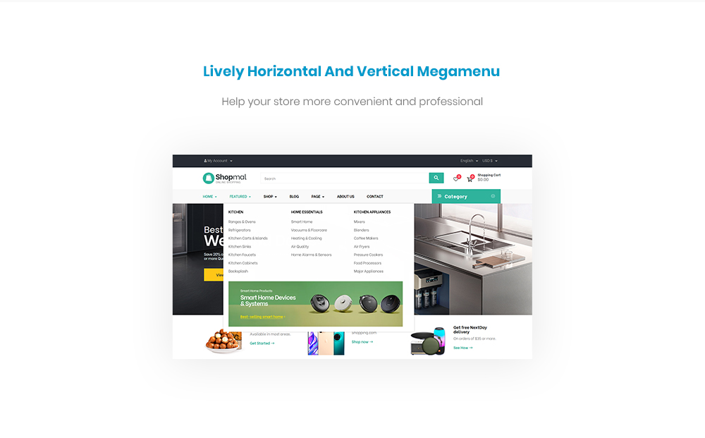 Leo ShopMall-  Online Supermarket PrestaShop Theme