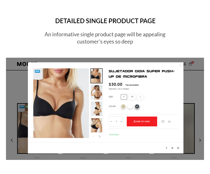 Modez - Underwear Fashion eCommerce Prestashop Theme