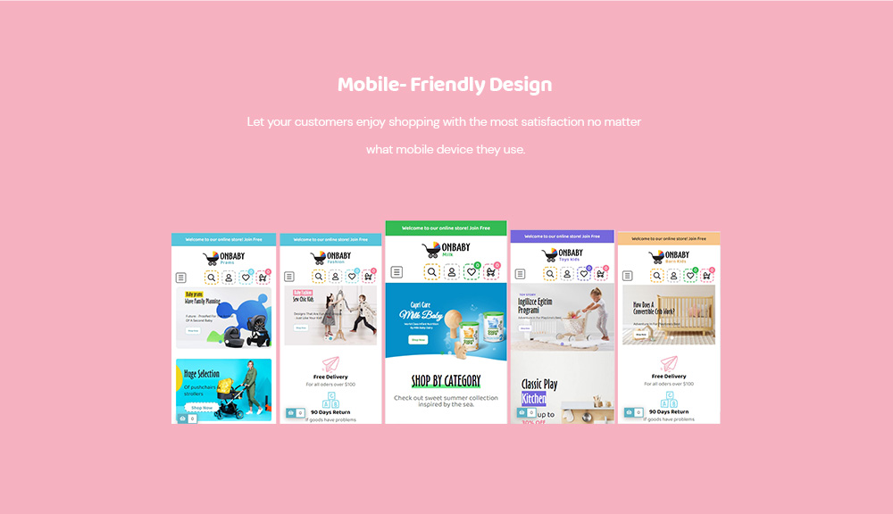 LEO Babyprams- Ecommerce Mama Baby Store PrestaShop Theme