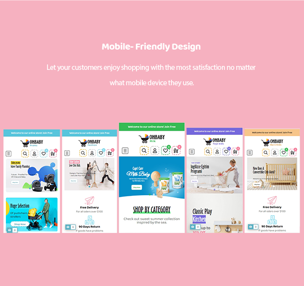 LEO Babyprams- Ecommerce Mama Baby Store PrestaShop Theme