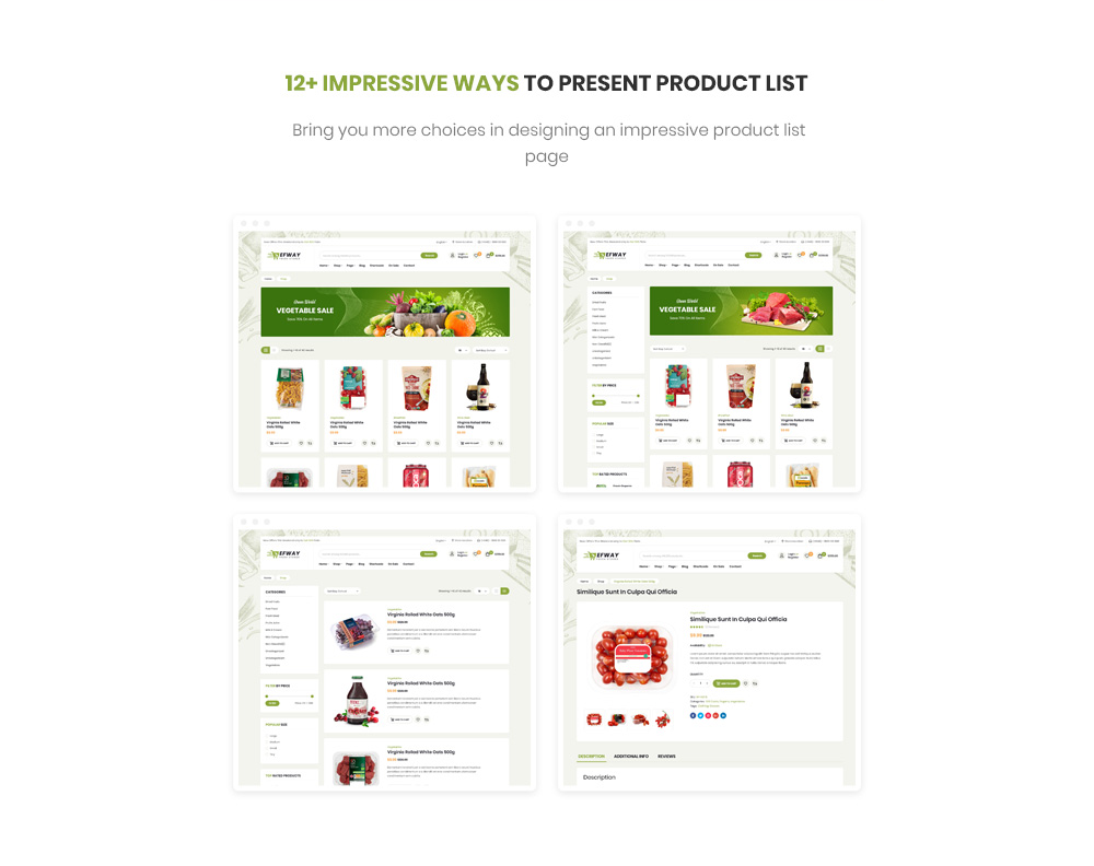 Efway - Food Store eCommerce Prestashop Theme