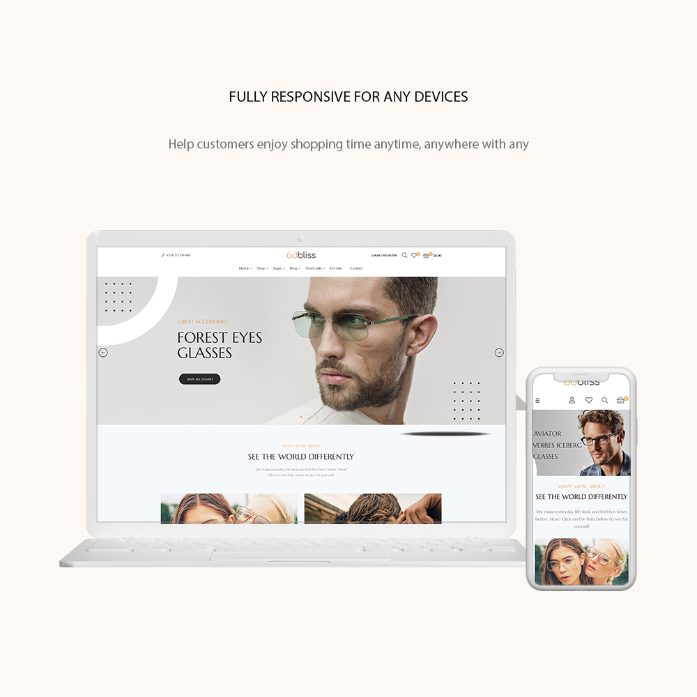 Oobliss Glasses Store - Responsive Prestashop Theme