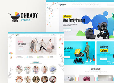 Leo Baby Prams - Ecommerce Mama Baby Store PrestaShop Theme