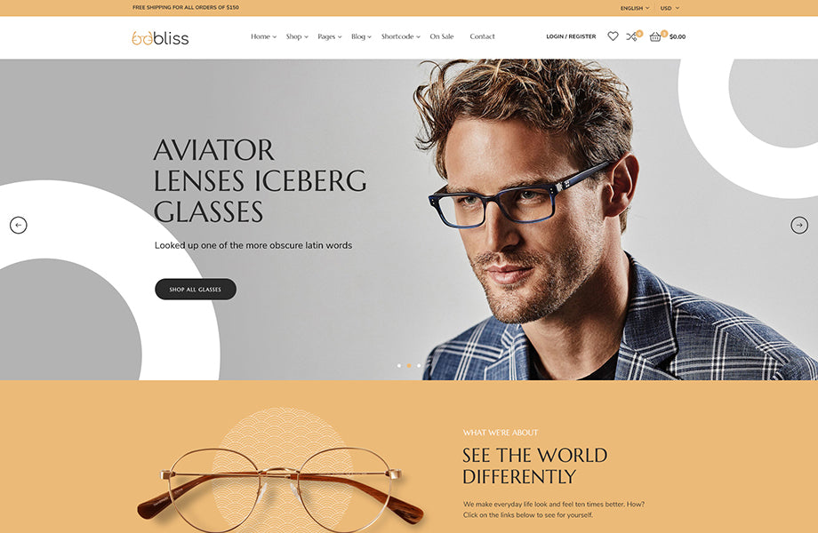 Leo Oobliss Glasses Store Responsive Prestashop Theme