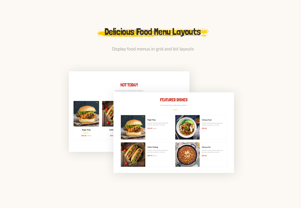 Leo Foodo - Fastfood & Restaurant Prestashop Theme