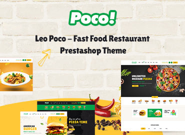 Leo Poco - Fast Food Restaurant Prestashop Theme