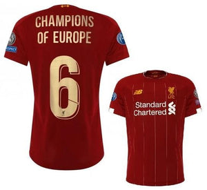 champions of europe liverpool jersey