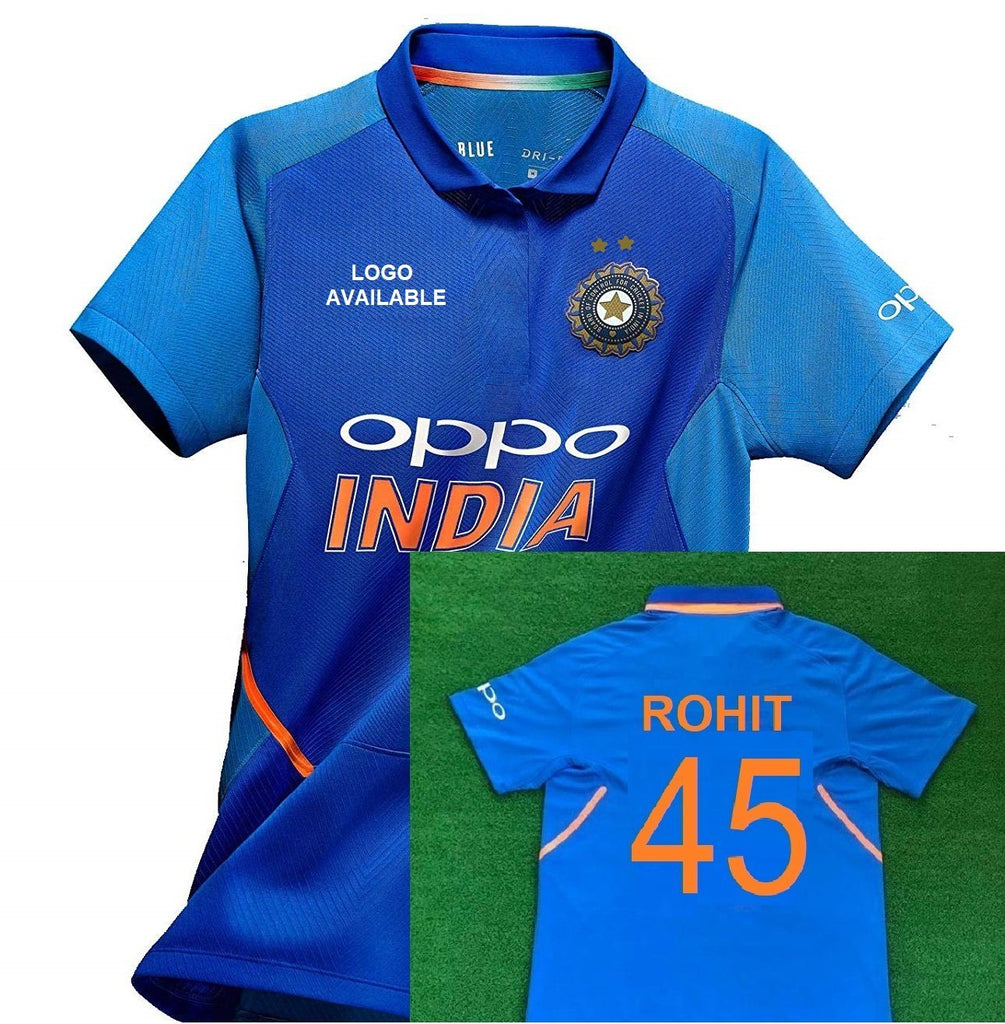 rohit sharma india jersey