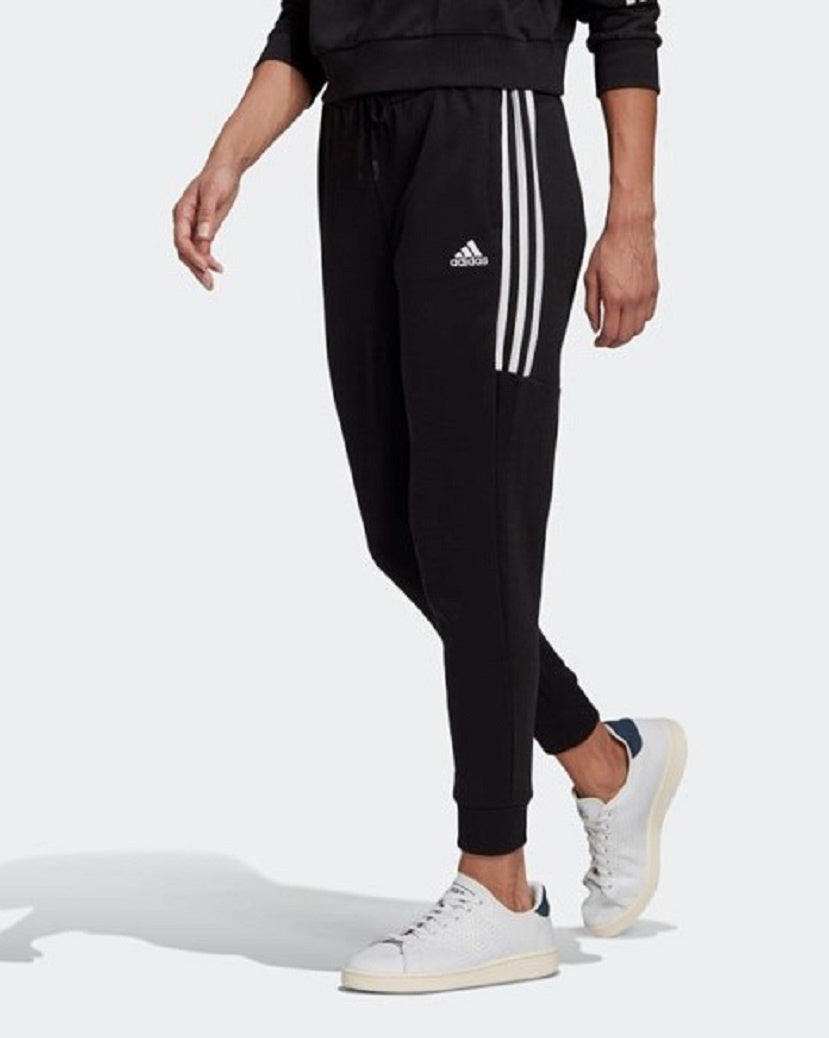 Adidas Womens 3 Stripes French Terry Wide Leg Pant Black/White –  SportsPower Bega Merimbula