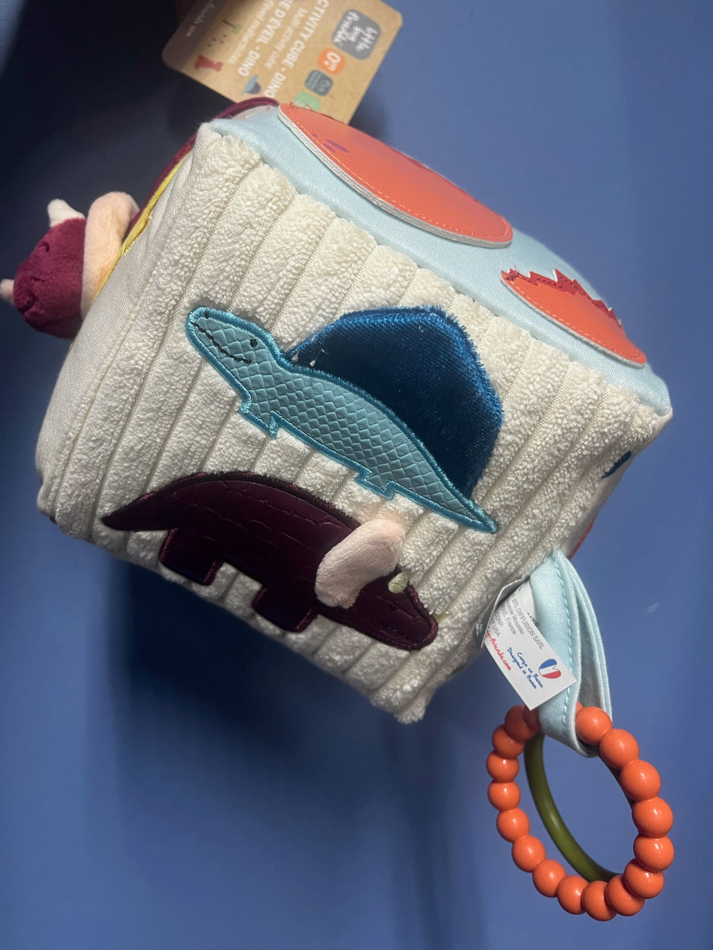 Soft Activity Cube - Dino