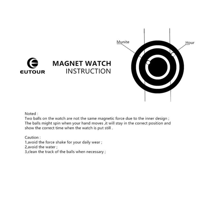 EUTOUR Magnetic Men's Luxury Quartz Watch