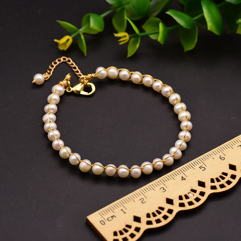 Natural Fresh Water Pearl Women's Bracelet