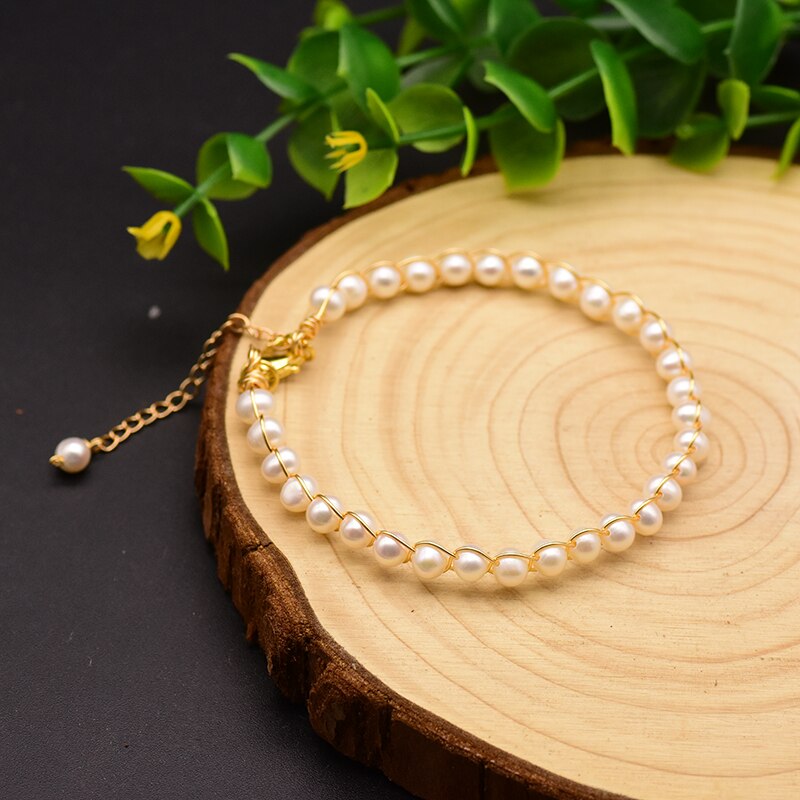 Natural Fresh Water Pearl Women's Bracelet