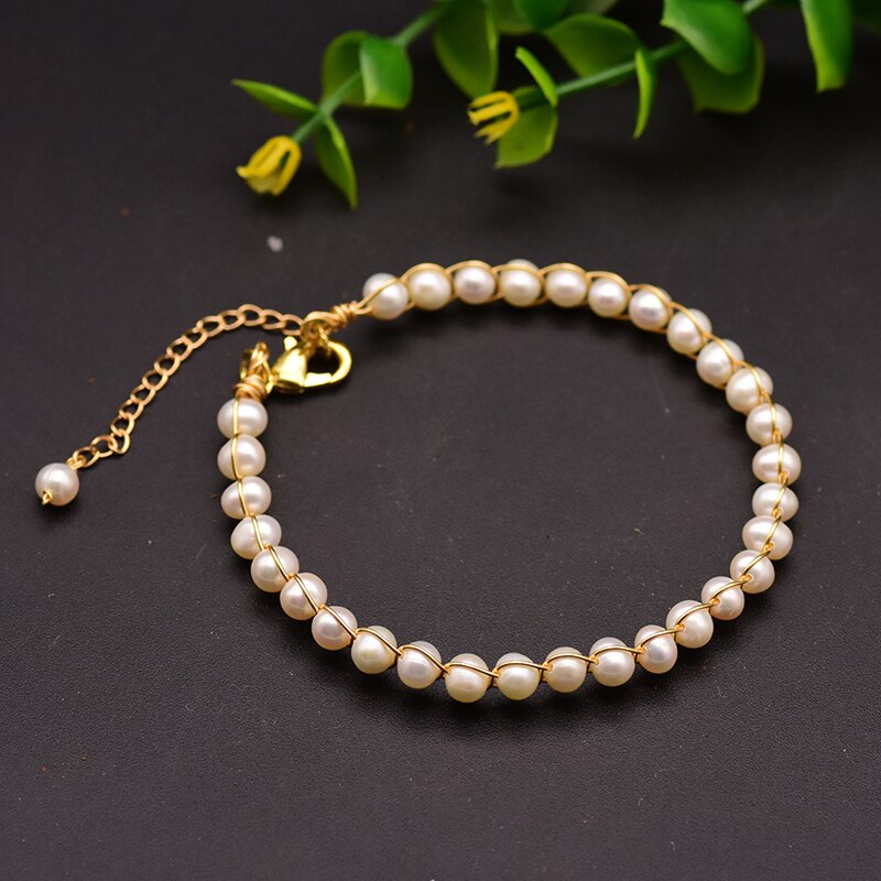 Natural Fresh Water Pearl Women's Bracelet