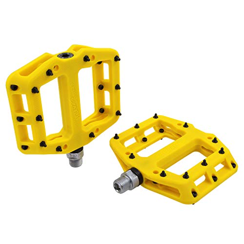 yellow pedals mtb