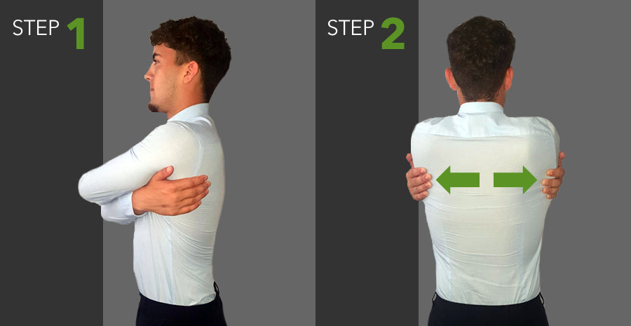 Stretches for Back Pain Upper | Bear Hug