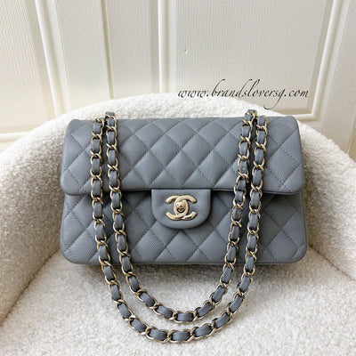 Chanel Small Classic Flap CF in 19S Iridescent Blue Caviar LGHW – Brands  Lover