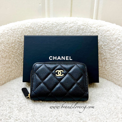 Chanel 22P Melody Chain Mini Camera Bag in Black Caviar AGHW