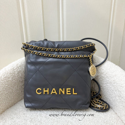 CHANEL Lambskin Quilted Small Hobo Bag Black 1264383