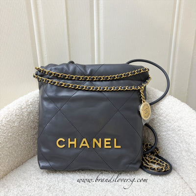 CHANEL Lambskin Quilted Small Hobo Bag Black 1273260