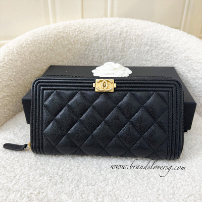 CHANEL, Bags, Chanel Le Boy Zippy Large Wallet Woc