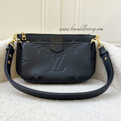 LOUIS VUITTON Epi Alma BB Black 1227689