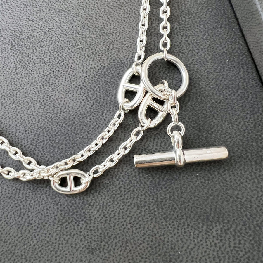 Hermes Farandole 160cm Necklace in 925 Silver – Brands Lover