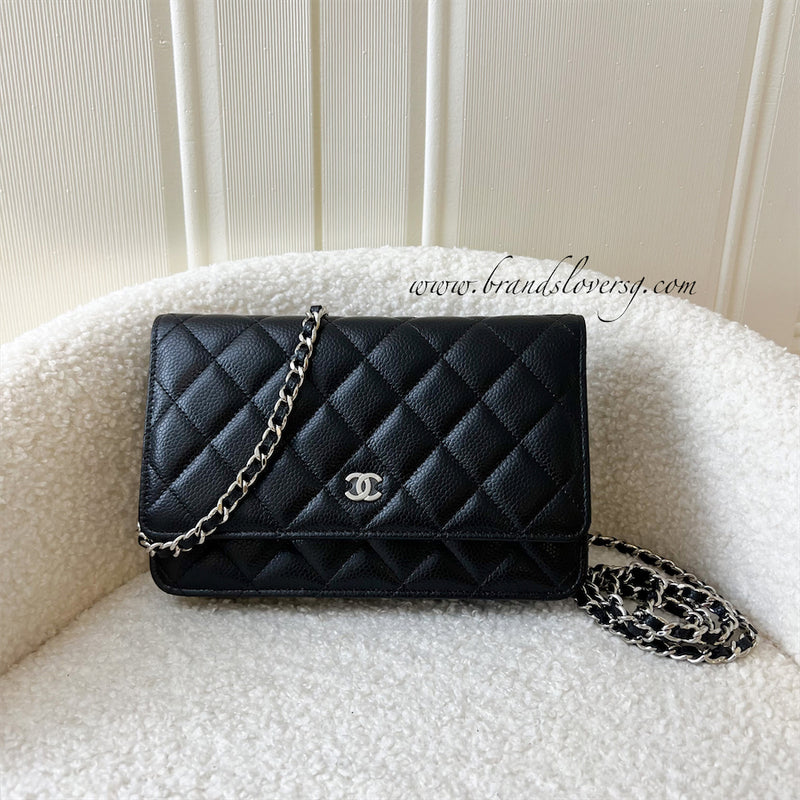 Chanel Classic Wallet on Chain WOC in Black Caviar SHW – Brands Lover