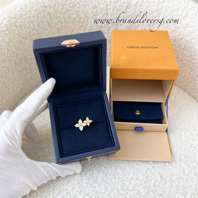 Louis Vuitton 18K Diamond Star Blossom Stud Earring - Gold, 18K Rose Gold  Stud, Earrings - LOU350956