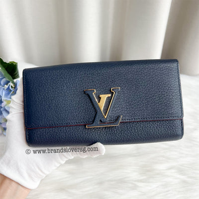 Authentic Louis Vuitton Damier Azur Mens Wallet 4in x 4in(CA2057