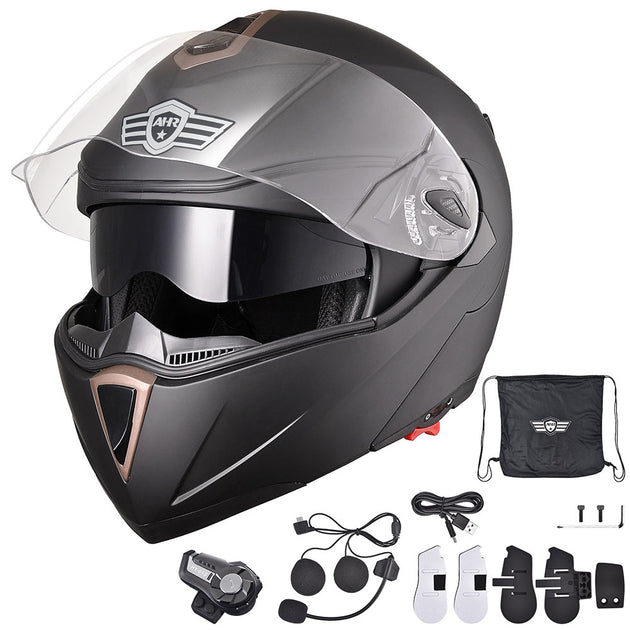 DOT Full Face Bluetooth Motorcycle Helmet Headset | The DIY Outlet