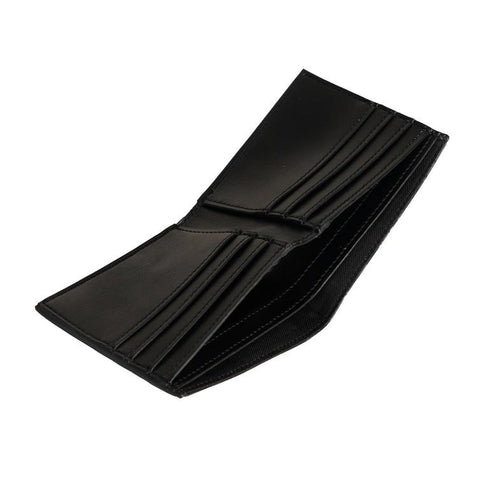 black color leather wallet for men