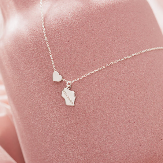 Heart Lock Necklace by Morse and Dainty