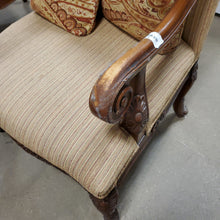 Load image into Gallery viewer, Oversized Wooden Arm Chair with Cushions
