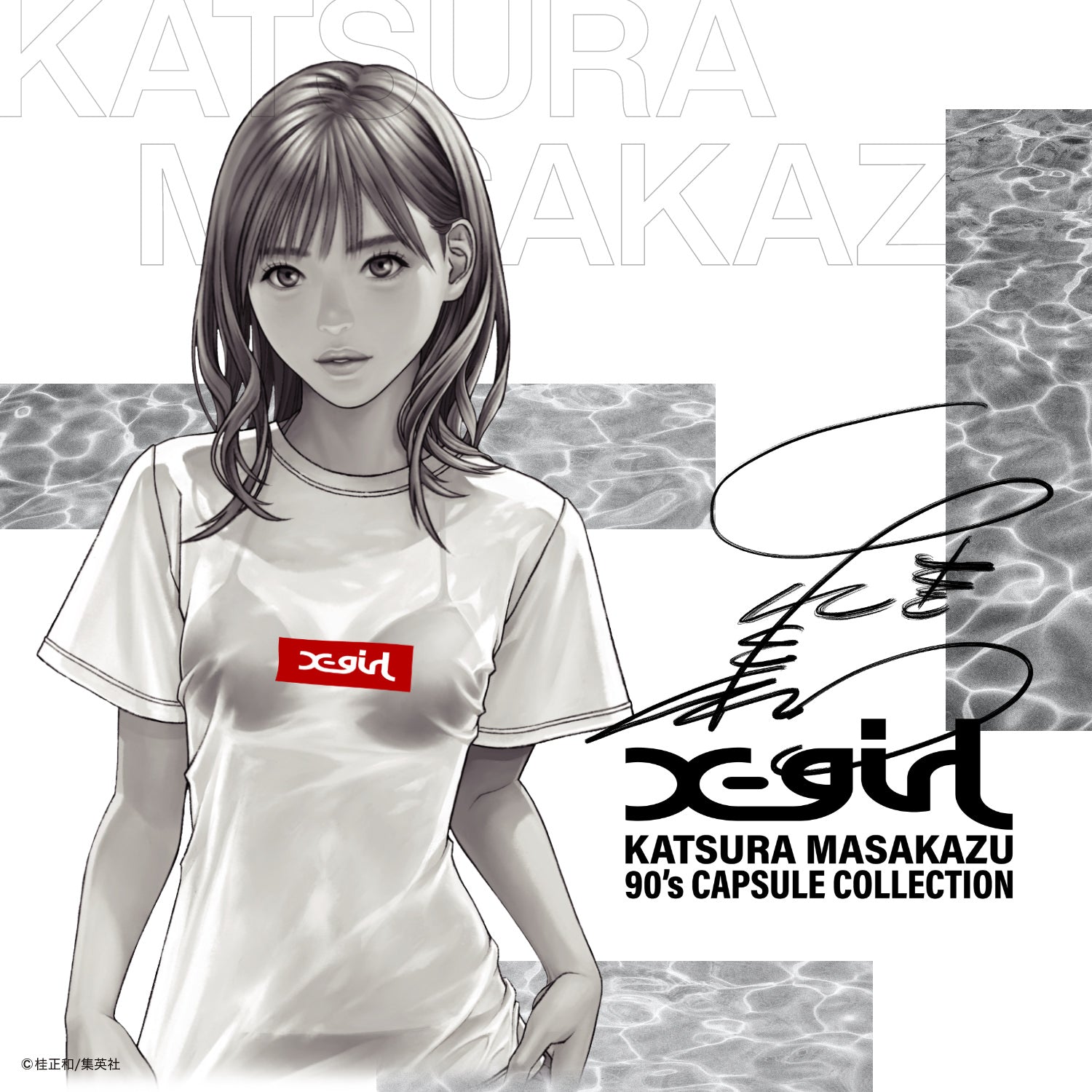 X-girl × KATSURA MASAKAZU SKATE DECK | aristomebli.com