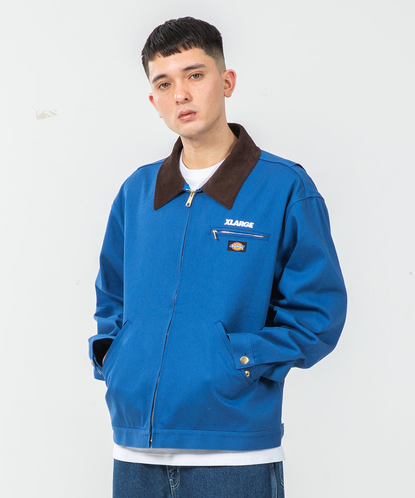 XLARGE   Dickies コラボ別注　ダイヤ柄　ワークジャケット