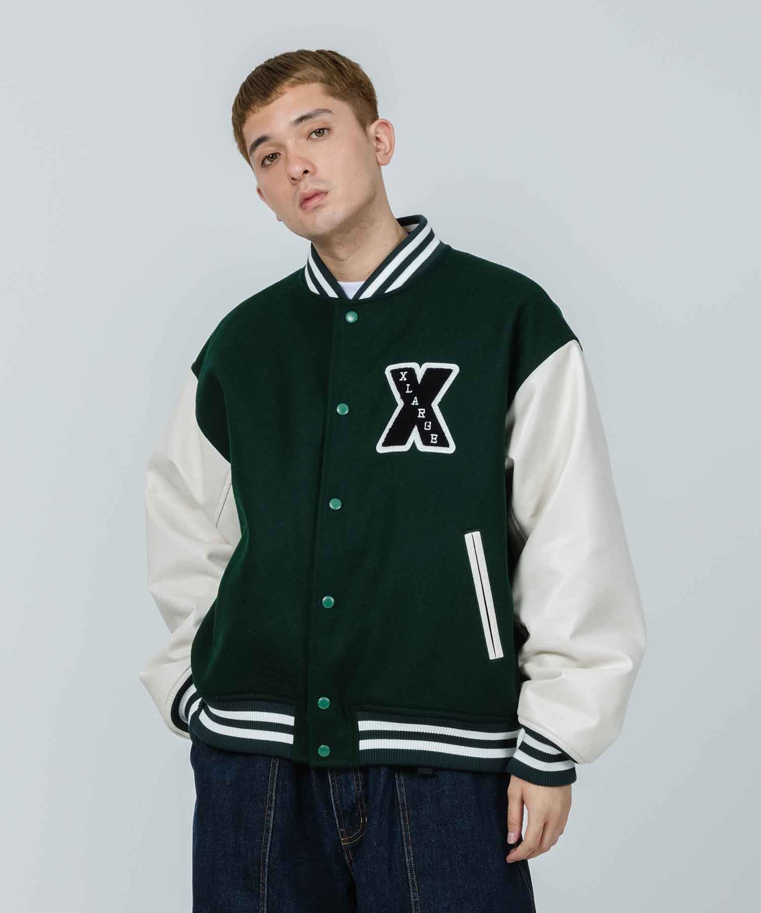 取扱店舗限定アイテム XLARGE スタジャン OG LOGO VARSITY JACKET