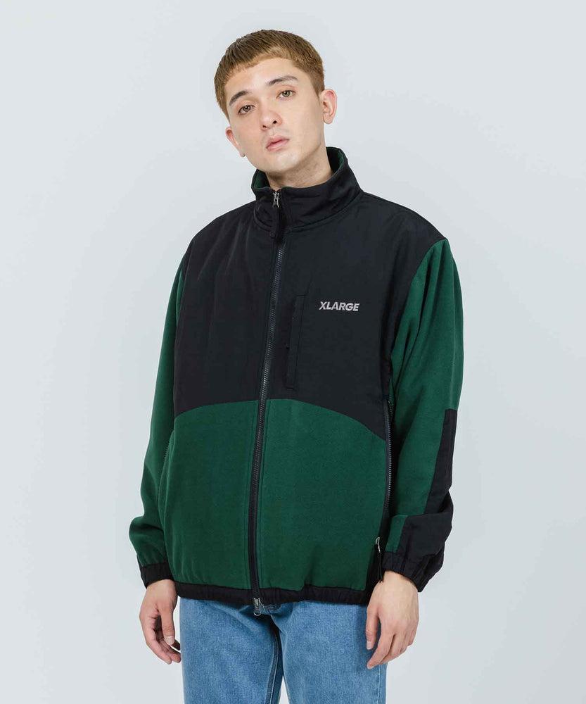 直売一掃 エクストララージ アウター PANELED FLEECE JACKET XLARGE