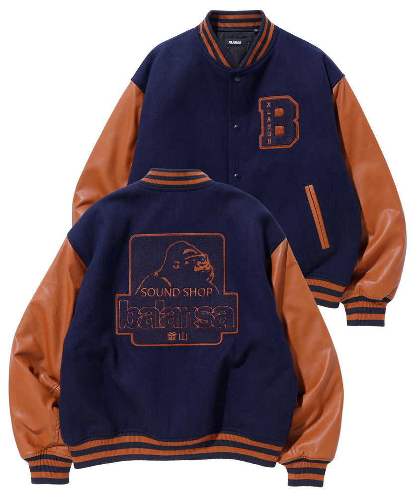 売れ筋商品 XLARGE×BALANSA STADIAM JACKET スタジャン スタジャン