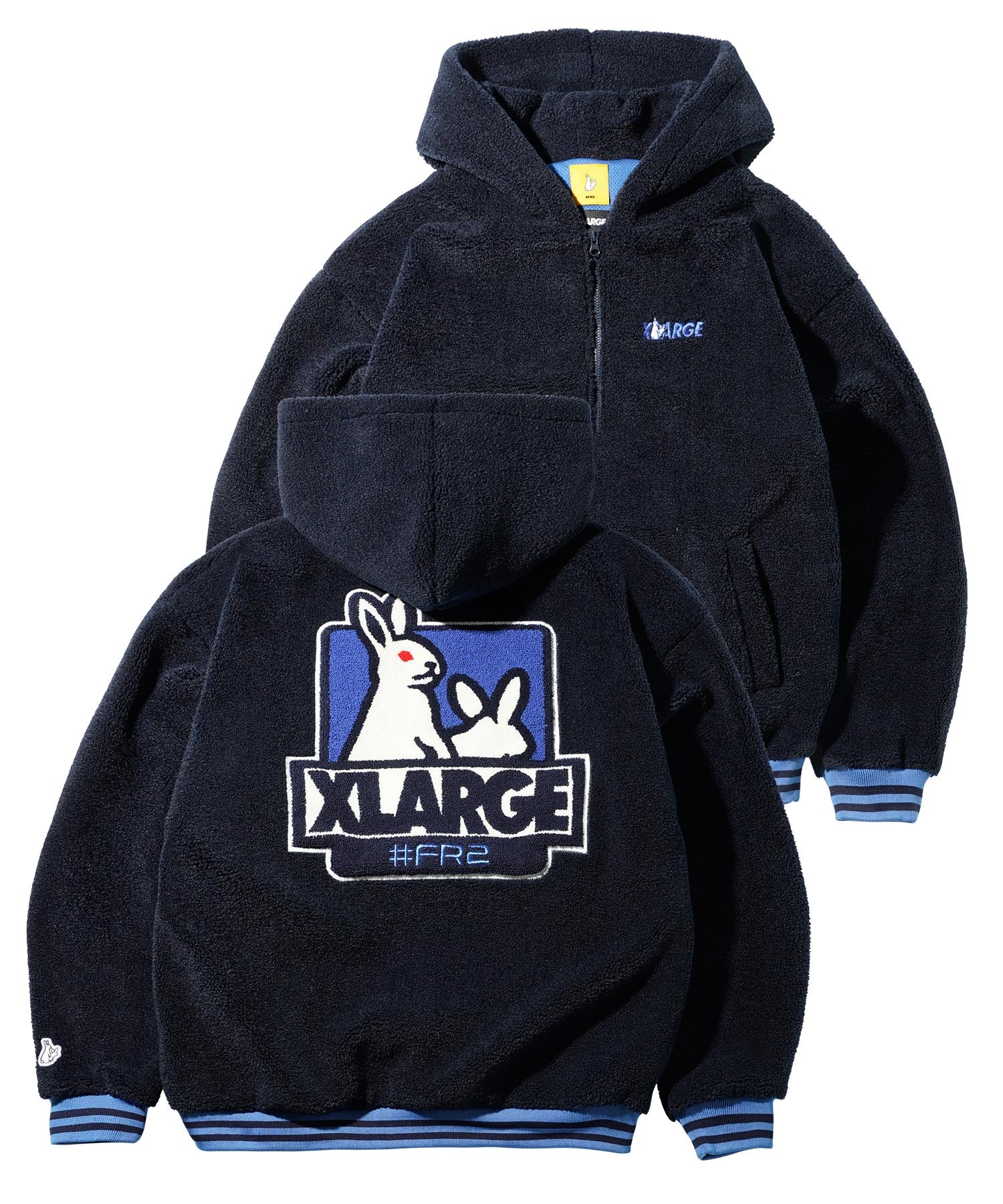 XLARGE collaboration with FR2 Hoodie