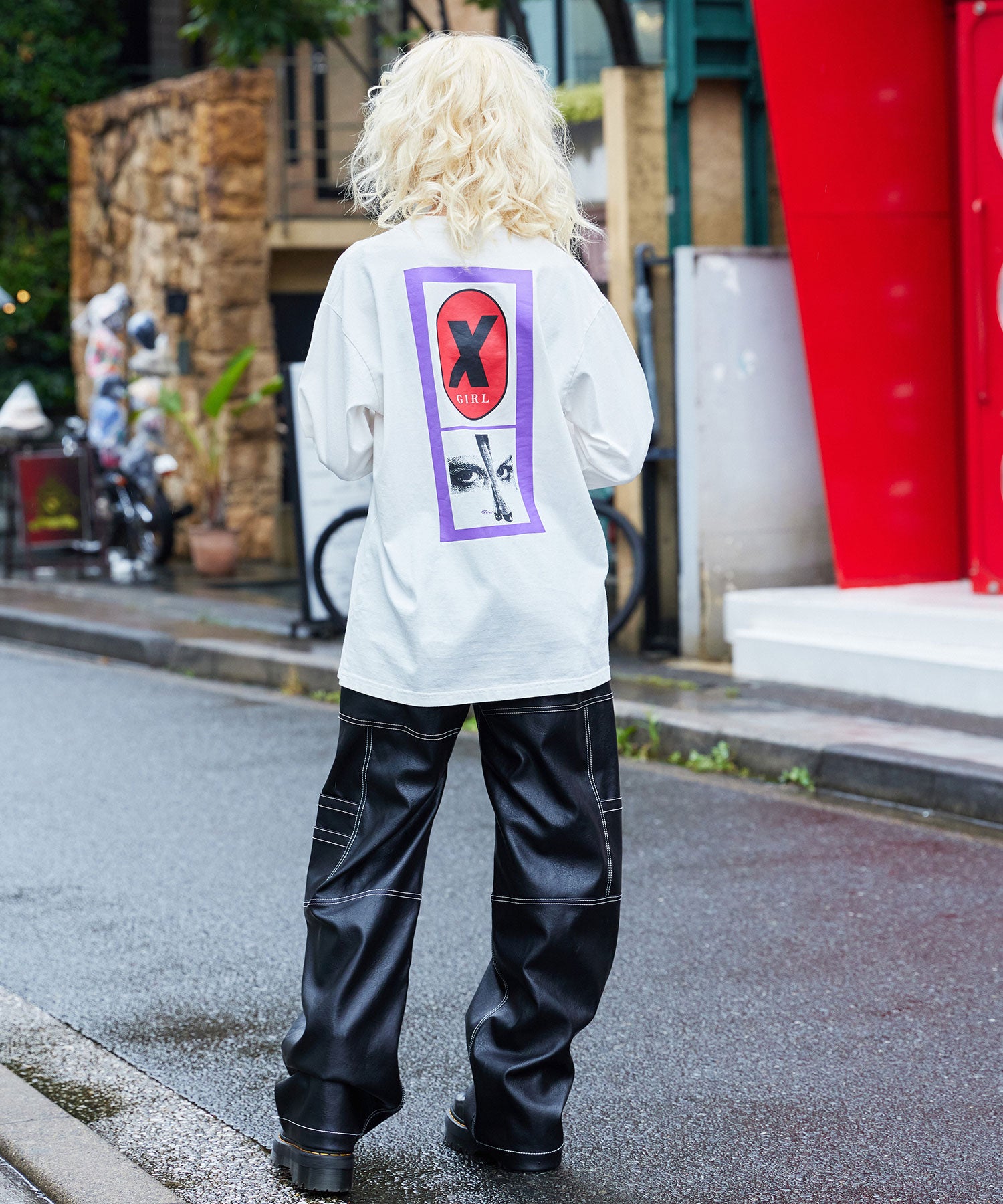 X-girl LEATHER WORK PANTS フェイクレザー パンツ www.krzysztofbialy.com