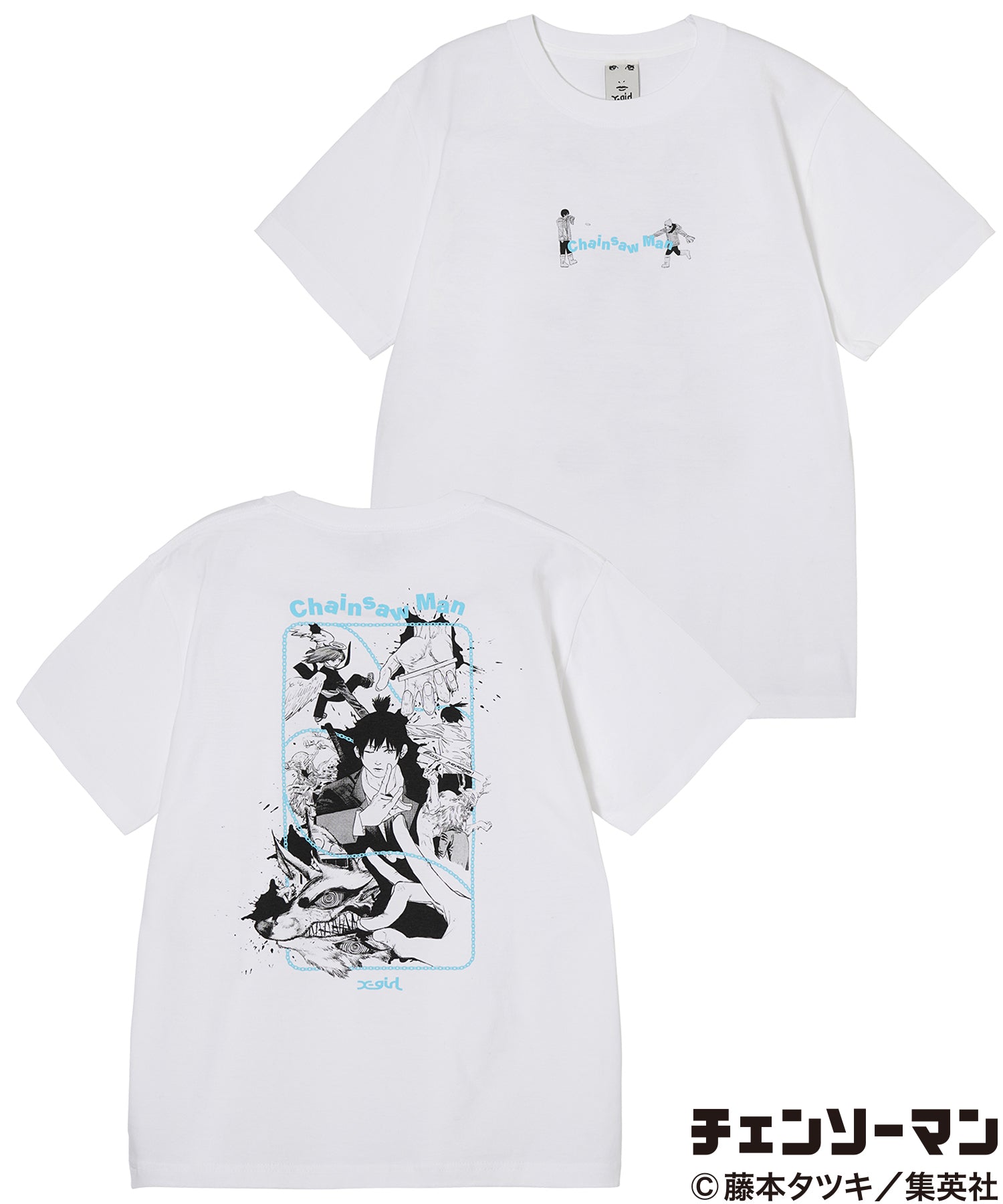 X-girl × CHAINSAW MAN S/S TEE